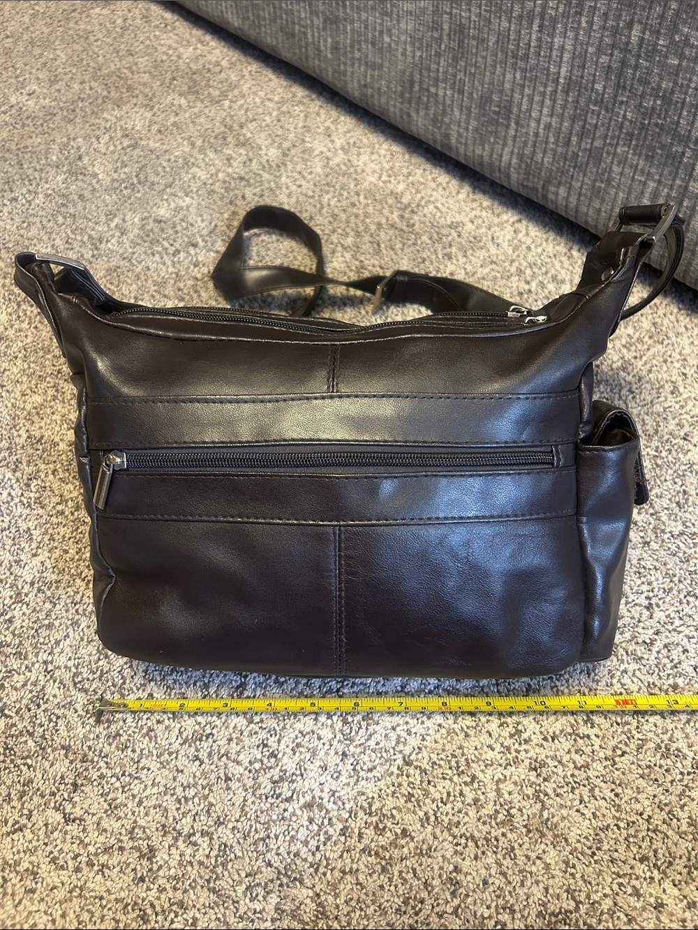 Purse brown -Classic Crossbody Bag - Unbranded
